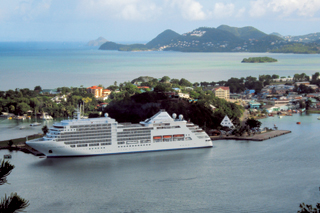 Морской круизный лайнер Silver Spirit (SilverSea Cruises)
